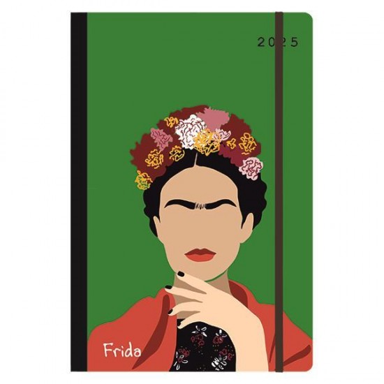 Next ημερολόγιο 2025 Trends ημερήσιο flexi με λάστιχο 12x17εκ. Frida