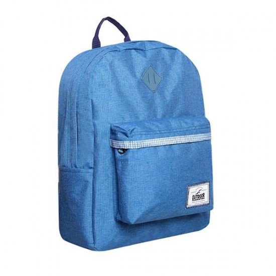 KALGAV τσάντα πλάτης "Blue light blue melange" με 3 θήκες Υ41,5x13x31εκ.