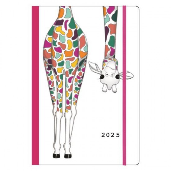 Next ημερολόγιο 2025 Trends ημερήσιο flexi με λάστιχο 14x21εκ. Giraffe