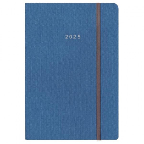 Next ημερολόγιο 2025 nomad ημερήσιο flexi μπλε με λάστιχο 12x17εκ.