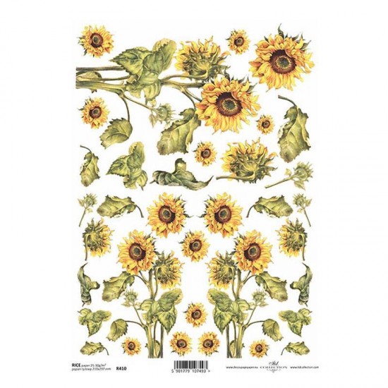 Ριζόχαρτο "sunflower" 21x29εκ.   (ITD-R410)