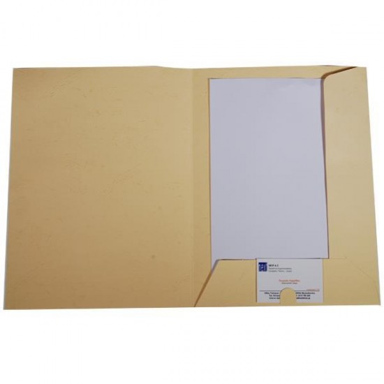 Νext φάκελος παρουσίασης (folder) leather skin κίτρινο Υ32x24εκ.