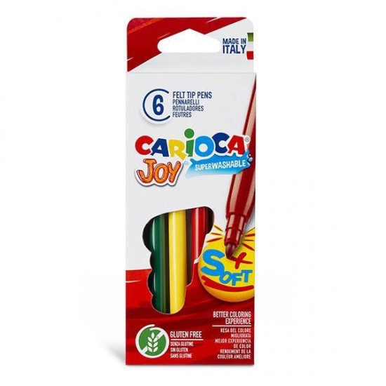 Carioca Joy μαρκαδόροι 6 χρωμάτων