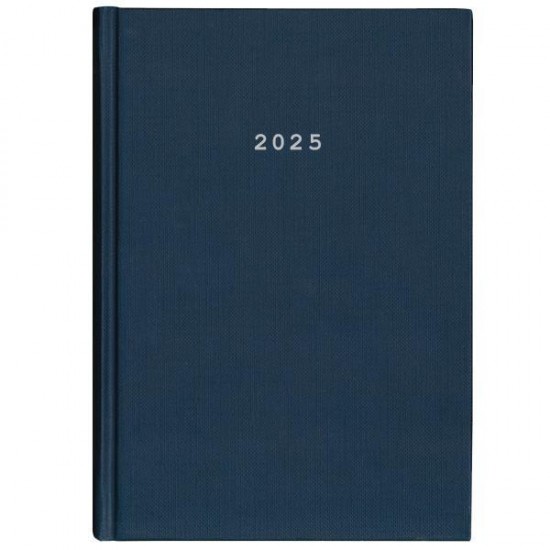 Next ημερολόγιο 2025 classic ημερήσιο δετό μπλε 14x21εκ.