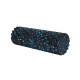 Foam roller γυμναστικής μαύρο γαλάζιο Υ33xØ14εκ.