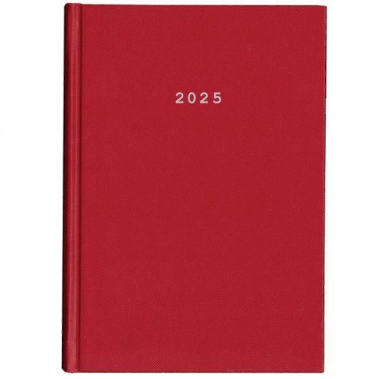 Next ημερολόγιο 2025 classic ημερήσιο δετό κόκκινο 14x21εκ.
