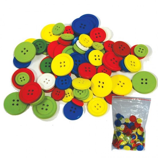 Κουμπιά πλαστικά διαφ.σχέδια και χρώματα 500γρ.