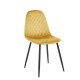 Καρέκλα ‘Iris’,Υ84,5x43x40 εκ. μουσταρδί