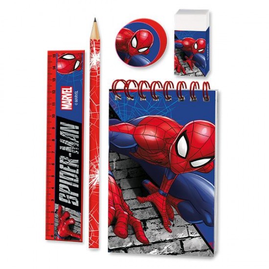 Σχολικό σετ "Spiderman" Υ26x15x2εκ.