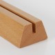 Επιτραπέζια ξύλινη βάση με ακρυλική θήκη 2 όψεων για μενού 7εκ.