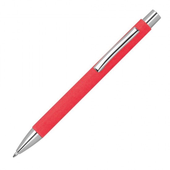 Στυλό οικολογικό από χαρτί, κόκκινο, Υ14,4xØ1,1εκ.