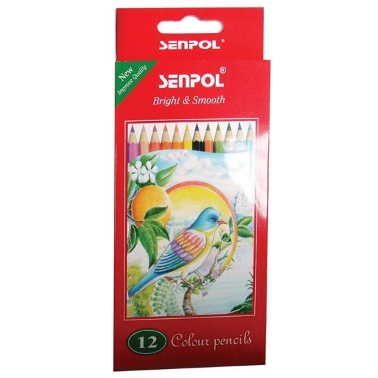 Senpol ξυλομπογιές 12 χρώματα