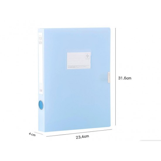 Κουτί αρχειοθέτησης pastel A4 Υ31,6x23,4x4εκ μπλε