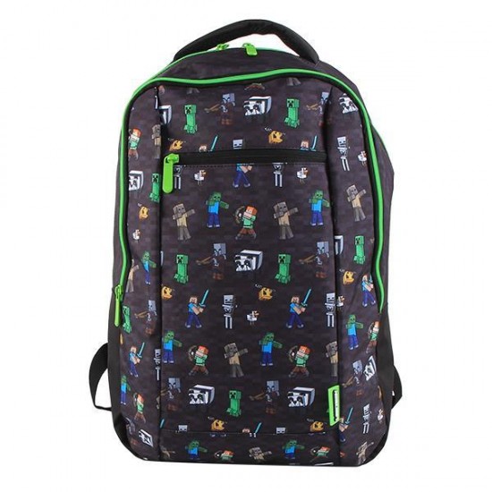 Bagtrotter τσάντα πλάτης "Minecraft"  με 3 θήκες Υ46x30,5x13εκ.