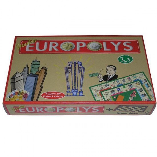Επιτραπέζιο παιχνίδι "Double europolys" Υ7,5x42x25εκ.