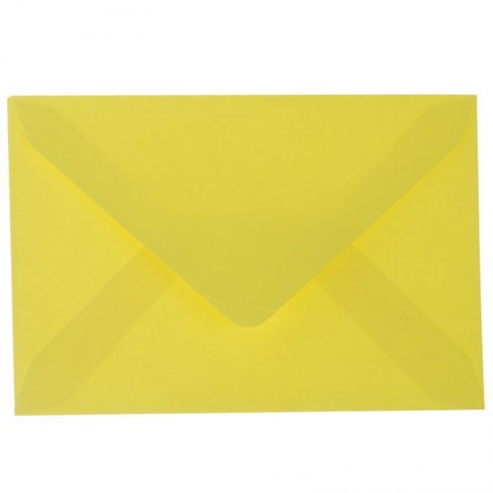 Φάκελοι αλληλογραφίας κίτρινοι πακέτο 20 τεμ. 7,5x11εκ.