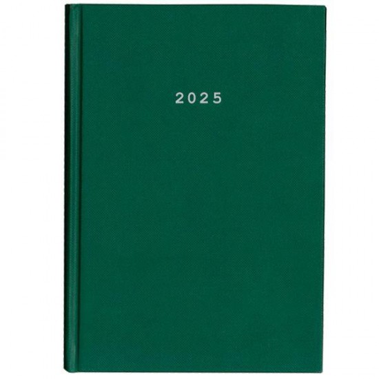 Next ημερολόγιο 2025 classic ημερήσιο δετό πράσινο 12x17εκ.