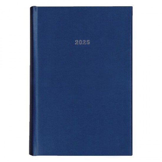 Next ημερολόγιο 2025 metallic ημερήσιο δετό μπλε 14x21εκ.