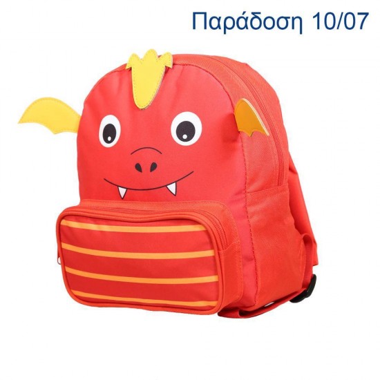 Bagtrotter τσάντα νηπίου Red dragon. Υ22x14x26εκ.