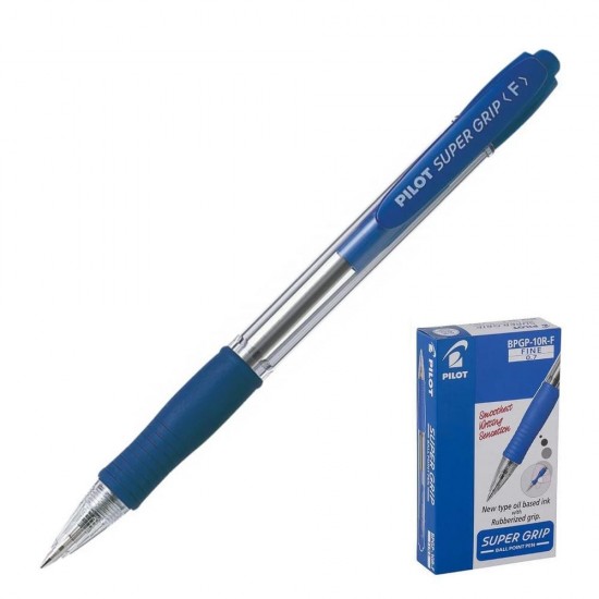 Pilot στυλό Super Grip fine μπλε 0.7mm