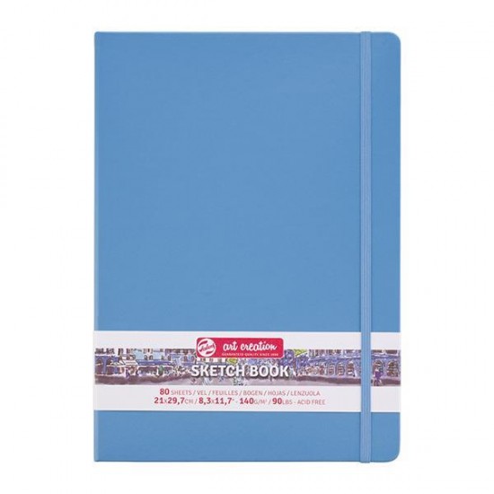 Talens Sketch book γαλάζιο 80φυλ. 21x30εκ. 140 γρ.