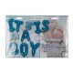 Διακοσμητικό σετ γέννησης μπλε «It' s a boy»