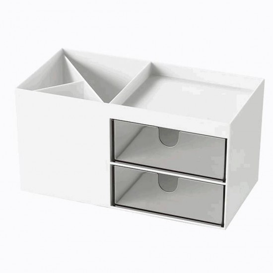 Organizer με 6 θήκες Y9,2x17,6x9εκ. λευκό