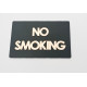 Plexiglass Πινακίδα No smoking 20cm