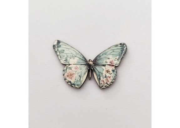 Ξύλινη διακοσμητική πεταλούδα #12