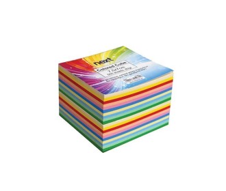 Next κύβος χρωματιστός κολλητός 500φυλ.7,5x7εκ. Next κύβος χρωματιστός κολλητός 500φυλ.7,5x7εκ.