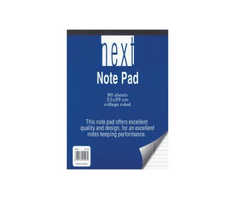 Next μπλοκ ριγέ 21x29εκ. 80φυλ.