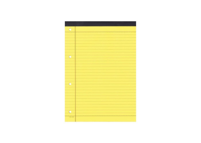 Next μπλοκ yellow-δικηγορικό ριγέ 21x29εκ. 40φυλ.