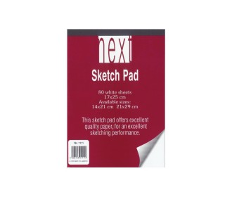 Next μπλοκ λευκό 17x25εκ. 80φυλ.