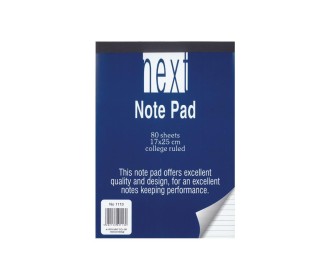 Next μπλοκ ριγέ 17x25εκ. 80φυλ.