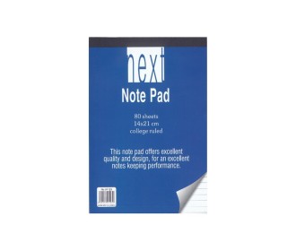 Next μπλοκ ριγέ 14x21εκ. 80φυλ.