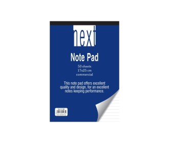 Next μπλοκ ριγέ 17x25εκ. 50φυλ.