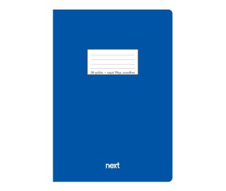 Next τετρ. καρφίτσα μπλε 21x29εκ. 50φυλ.