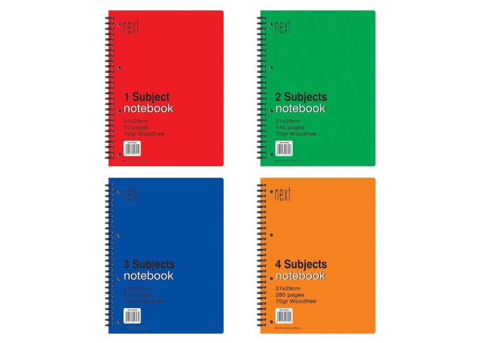 Next notebook τετράδιο σπιράλ 21x29εκ. 1θεμ. 70σελ.
