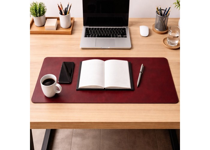 Next σουμέν γραφείου εύκαμπτο ECOLEATHER μπορντώ 34x54x0,15εκ. πάχος. Δυνατότητα εκτύπωσης