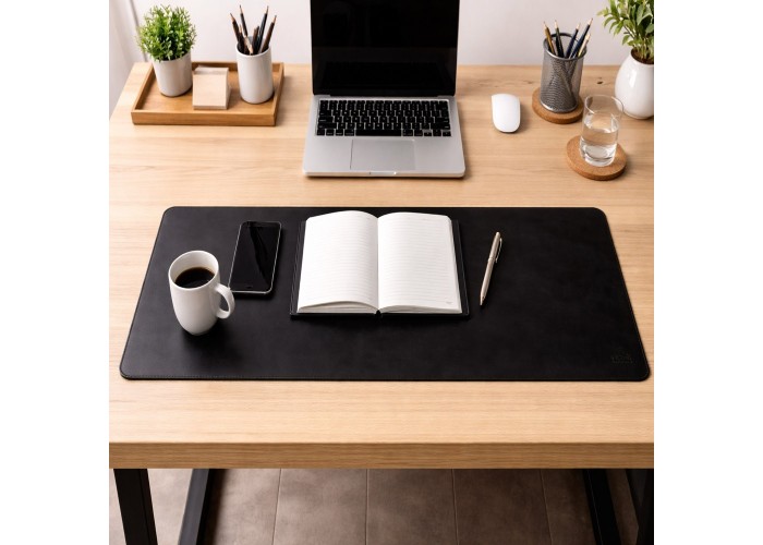 Next σουμέν γραφείου εύκαμπτο ECOLEATHER μαύρο 34x54x0,15εκ. πάχος. Δυνατότητα εκτύπωσης