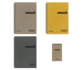 Next urban τετράδιο σπιράλ 17x25εκ. 5θεμ.