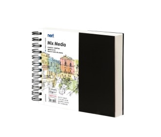 Next Sketch book Mix Media 50 φύλλα 250γρ. 15x21εκ. σκληρό καπάκι σπιράλ Next Sketch book Mix Media 50 φύλλα 250γρ. 15x21εκ. σκληρό καπάκι σπιράλ
