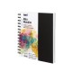 Next Sketch book Mix Media 50 φύλλα 250γρ. 20x20εκ. σκληρό καπάκι σπιράλ