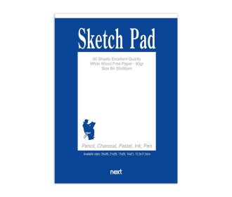 Next sketch pad-μπλοκ σχεδίου 14x21εκ. 50φ.90γρ. Next sketch pad-μπλοκ σχεδίου 14x21εκ. 50φ.90γρ.
