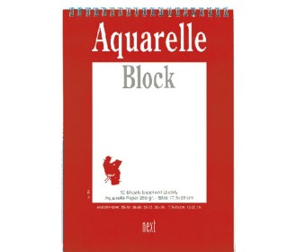 Next μπλοκ ακουαρέλας επαγγελματικό 35x50εκ.,12φ. Next μπλοκ ακουαρέλας επαγγελματικό 35x50εκ.,12φ.