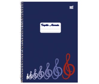 Next μουσικής τετράδιο σπιράλ 25x35εκ. 40φυλ. Next μουσικής τετράδιο σπιράλ 25x35εκ. 40φυλ.