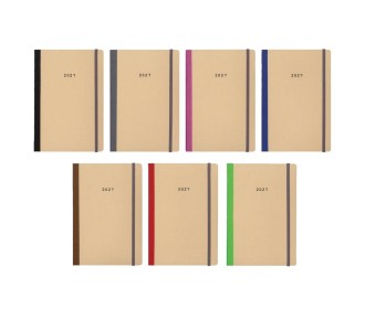 Next ημερολόγιο 2027 ECO ημερήσιο flexi με λάστιχο 12x17εκ.  Δυνατότητα εκτύπωσης