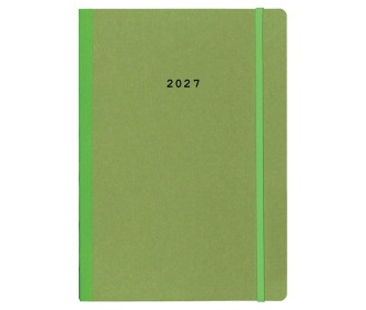 Next ημερολόγιο 2027 Natural ημερήσιο flexi πράσινο με λάστιχο 14x21εκ. Δυνατότητα εκτύπωσης Next ημερολόγιο 2027 Natural ημερήσιο flexi πράσινο με λάστιχο 14x21εκ. Δυνατότητα εκτύπωσης