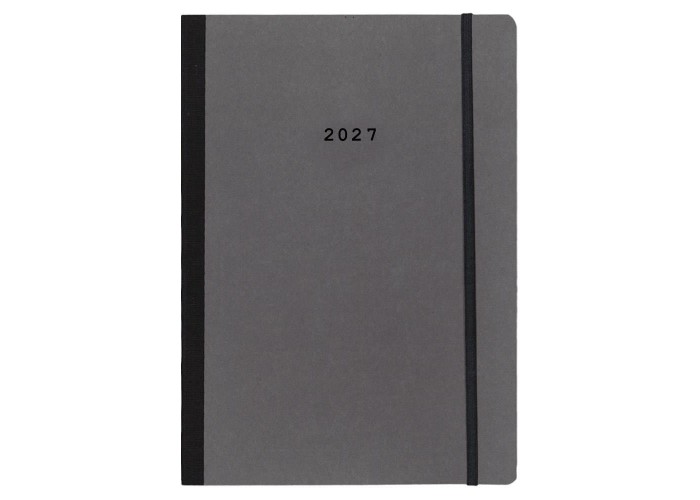 Next ημερολόγιο 2027 Natural ημερήσιο flexi γκρι σκούρο με λάστιχο 14x21εκ. Δυνατότητα εκτύπωσης Next ημερολόγιο 2027 Natural ημερήσιο flexi γκρι σκούρο με λάστιχο 14x21εκ. Δυνατότητα εκτύπωσης