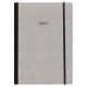 Next ημερολόγιο 2027 Natural ημερήσιο flexi γκρι ανοιχτό με λάστιχο 14x21εκ.  Δυνατότητα εκτύπωσης